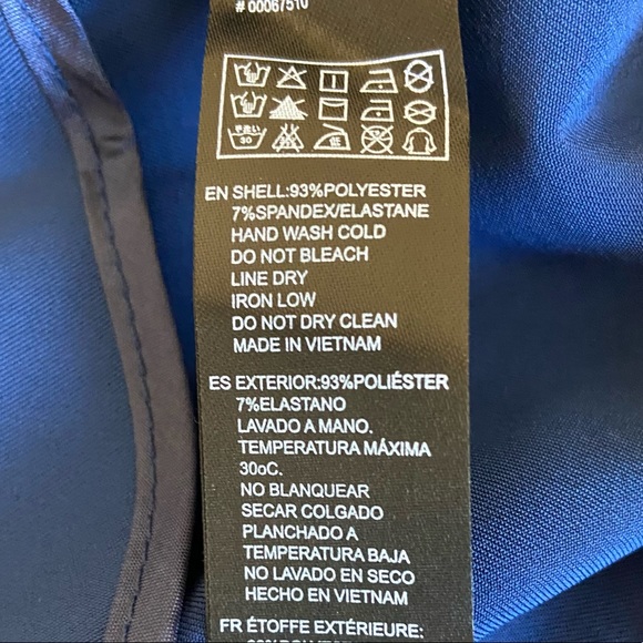 FOREVER 21 Tie Waist Blue Shorts - Size: L - Picture 6 of 7